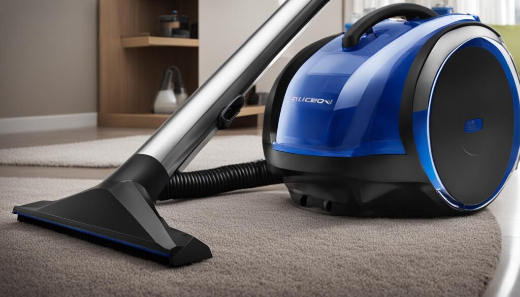 A modern steam cleaning machine with powerful suction capabilities